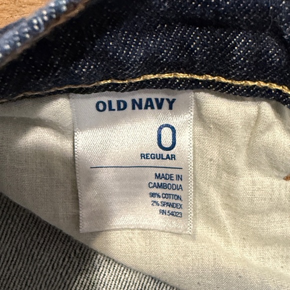Old Navy Dark Blue Straight Leg Jeans - Picture 6 of 7
